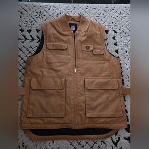 NFL men's small brown utility vest